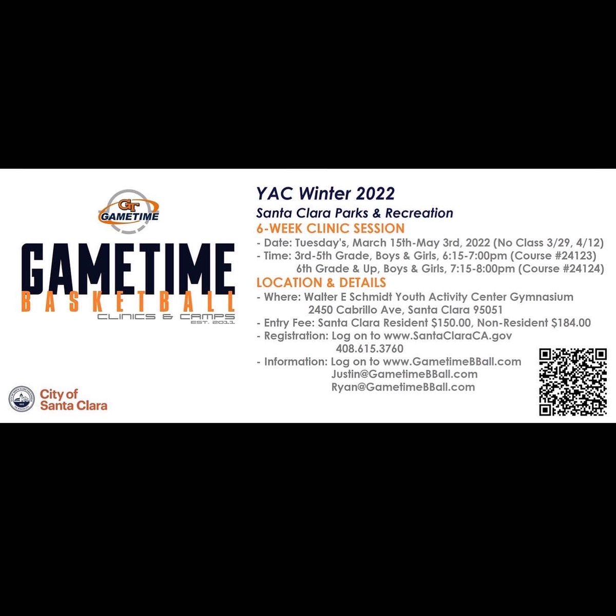 GTbball's tweet photo. We are one week away from the start of YAC Winter 2022. There’s still time to register but don’t delay as roster space is VERY limited. Some big news to announce for spring and summer, so stay tuned for what’s to come!#gametimebball #winter2022 #yac #scpr @JustinFujihara https://t.co/bsPy7n1leI