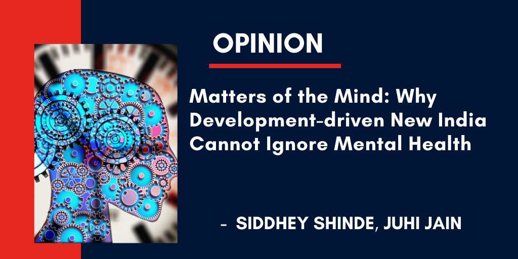 news18dotcom's tweet photo. For low and middle income countries like India, total economic cost of mental illnesses will exceed $2 trillion by 2030, according to WEF, write Siddhey Shinde (@SmarterSid) and Juhi Jain, Young Professionals with NITI Aayog.

#MentalHealthMatters 

Read: https://t.co/3kWPUxBojU https://t.co/3QNZNv0y0q