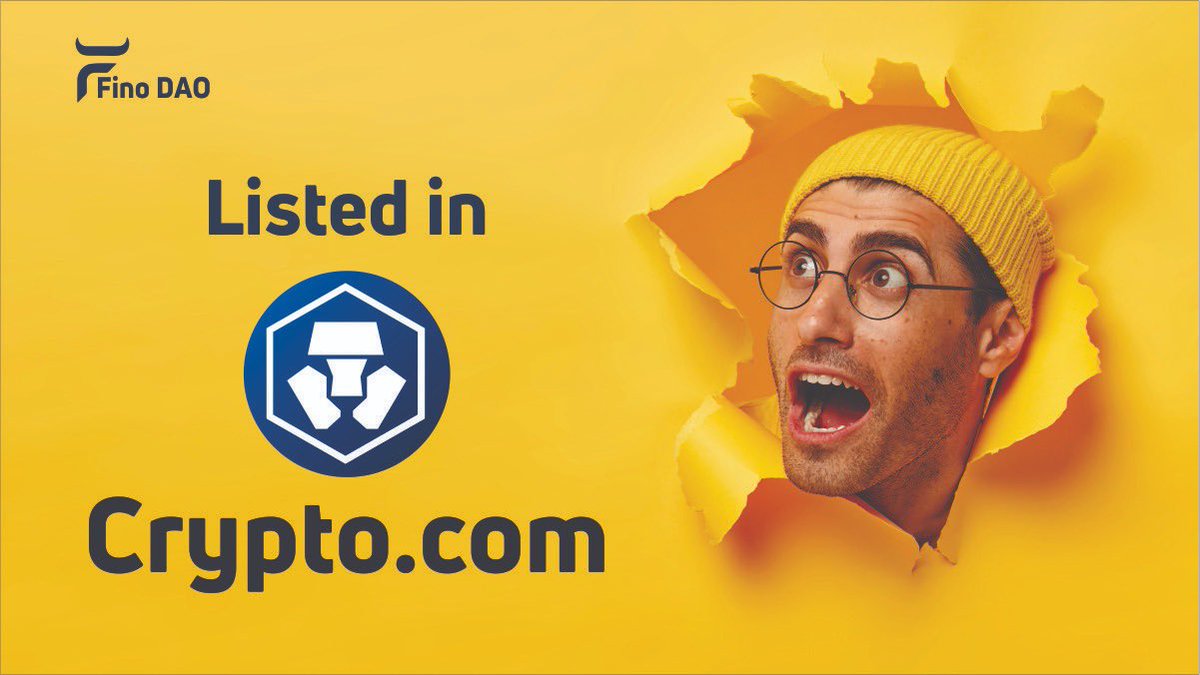 🔸$FinoDAO Listed in Crypto.com🔸

crypto.com/price/fino-dao

#AutoStake #Auto #Earn #Rebase #1000xgem #BSC #BSCGemsAlert #Fino #libero #Titano #FORK #BSCGem #BNB #Binance #busd #FinoDAO #Coingecko #FinoTools