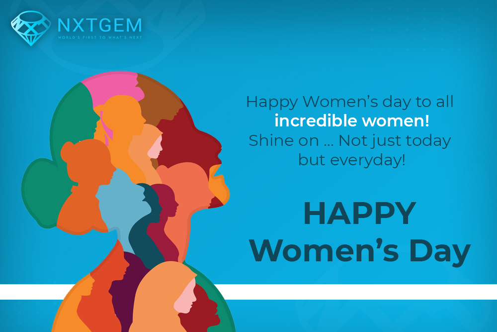 nxtgem_io's tweet photo. Happy Women's Day ❤️

#WomensDay #8thMarch #womensdayquotes #NXTGEM https://t.co/rXXUYUuk1G