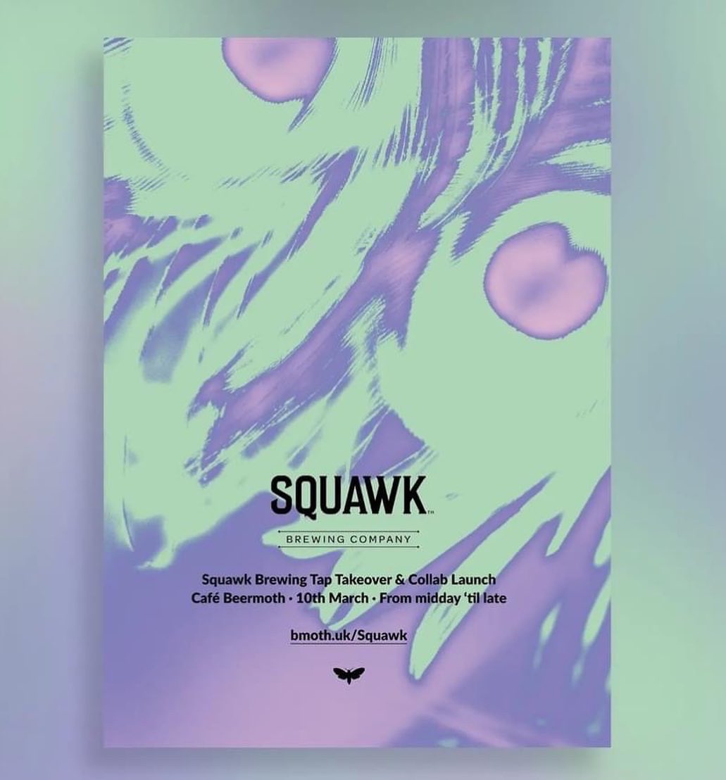 SQUAWKBrewingCo's tweet photo. E R M I N E π¦
Collaboration with those lovely folks @thebeermoth A 3.5% ridiculously hoppy Table Beer. A sizeable dose of Sabro, Amarillo and Citra bring a tropical fruit bowl of flavour π₯₯π
Join us for a tap takeover @CafeBeermoth March 10th!
#squawkbrewingco #cafebeermoth https://t.co/KgkIIUaGWr