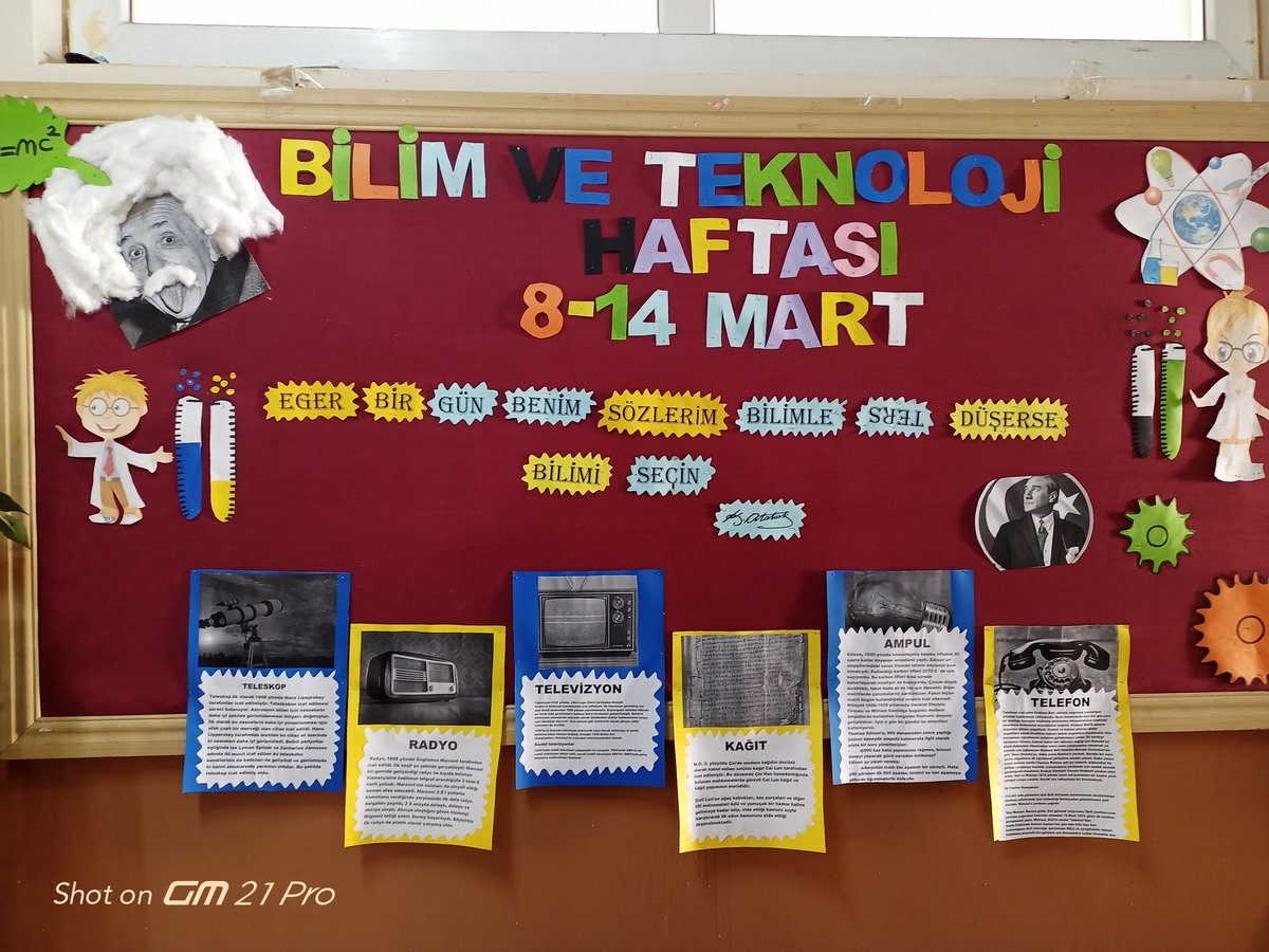 Okulumuz Öğretmenlerinden güzel bir pano çalışması daha.