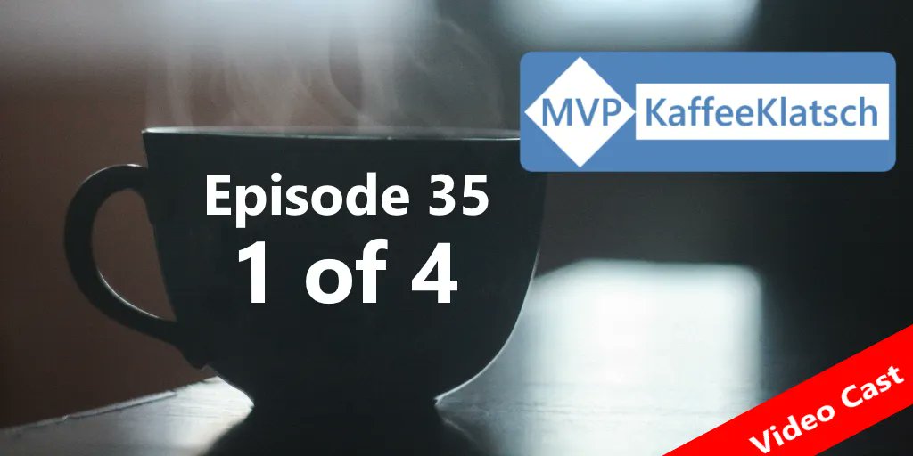 HansBrender's tweet photo. [Archiv] Er ist 1 von 4 in seiner MVP-Kategorie in #Deutschland. Er ist seit 6 Wochen #MVP. Und er war Gast in der 35.Episode des #MVPKaffeeklatsch. Neugierig? Dann hier lesen, lauschen, sehen: https://t.co/FcVi9WD84y #Microsoft #MicrosoftDe @RA_Koellner @PapaRiedel @HansBrender[ https://t.co/lcD8Uo8Kuo