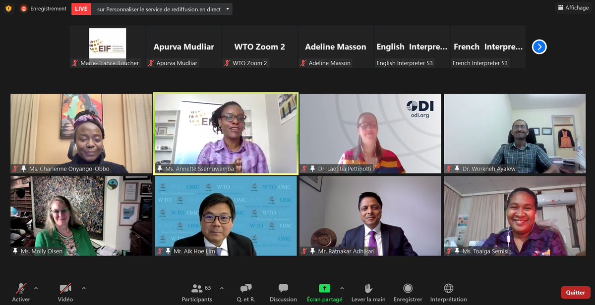 👏 Thank you to our amazing panellists for sharing their expertise and insights on women, trade and climate change 👩💱🌍  

In case you missed our coffee chat this morning 👉 bit.ly/3HSbZst 

#IWD2022 #WomenInTrade #InternationalWomensDay #BreakTheBias #WomenPowerTrade