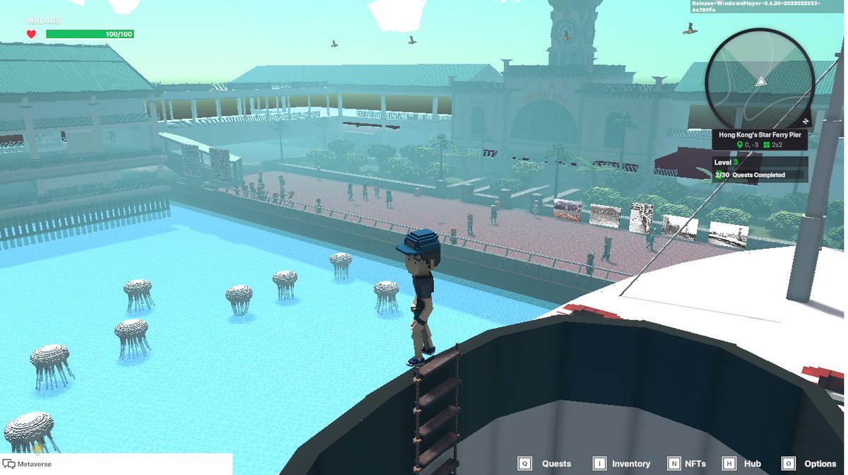 MR_L448's tweet photo. The best view is from the hight point on the ship 🤠
 @SCMPNews, @TheSandbox Game, #SandboxAlphaS2, @ARTIFACTsbySCMP 
@mazmaz60360632 @Talal2Rama https://t.co/8IQhLnt2m4