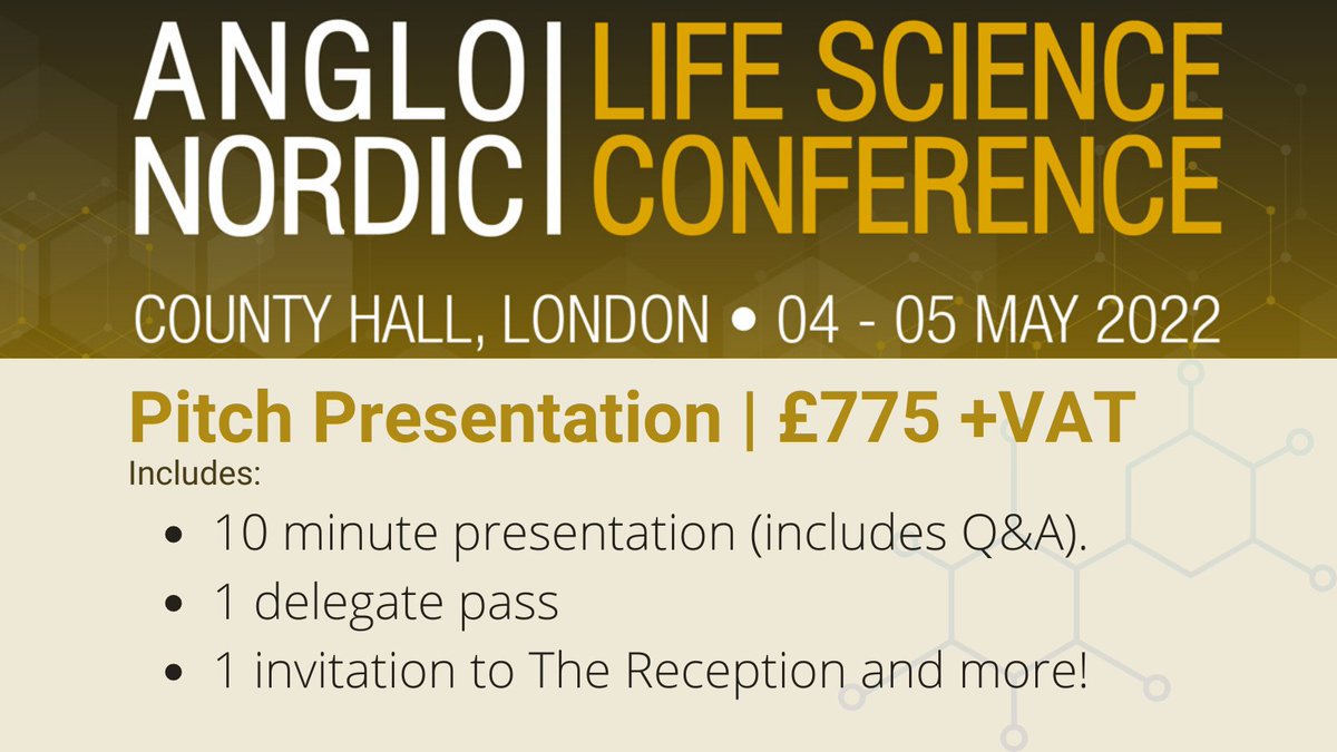 Anglonordic's tweet photo. Pitch to over 50 European #lifescience #investors at the 18th Annual @Anglonordic Life Science Conference.
Apply here: https://t.co/7HwjGGJyIb
#Biotechnology #drugdiscovery #therapeutics #technology #MEDTECH #medicaldevices #diagnostics #platformtech #healthcare https://t.co/hjc16yIeMR