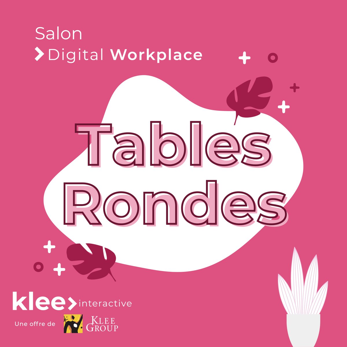 Klee_Group's tweet photo. [#EVENT] 🗓️ Le Salon Digital Workplace se déroulera du 22 au 24 Mars, à 📍 Paris Porte de Versailles.
​
📌 TABLES RONDES 📌​
​
🗓️  Jeudi 24 mars 2022 de 12h15 à 13h00​
​
🗓️ Jeudi 24 mars 2022 de 15h15 à 16h15​
​
👉 Réservez un créneau dans votre agenda ! https://t.co/6iYcLKaaoA