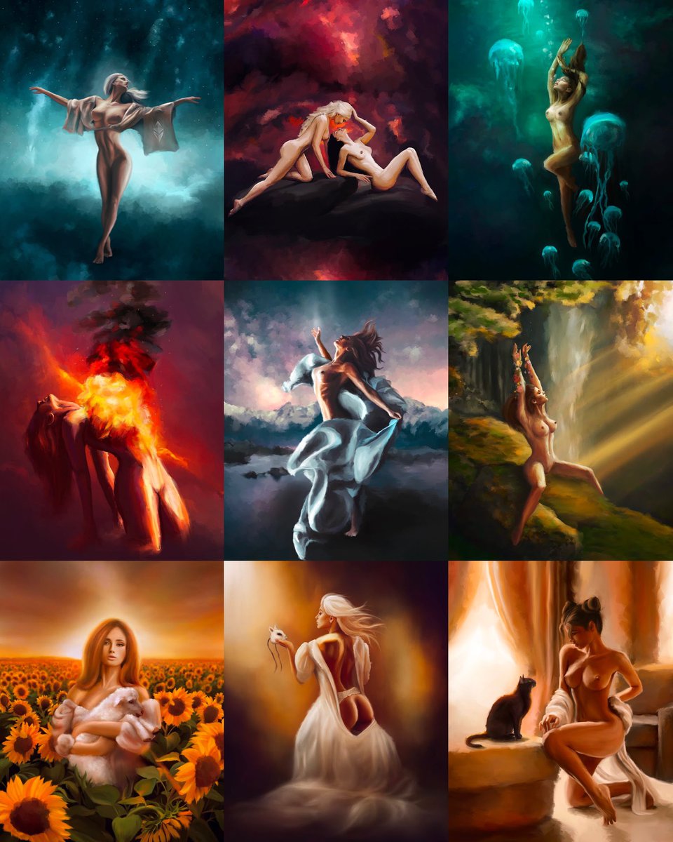 utverzhdai's tweet photo. My works ✨
Digital art about female beauty

#NFTCommunity https://t.co/4qGqU3NMpy