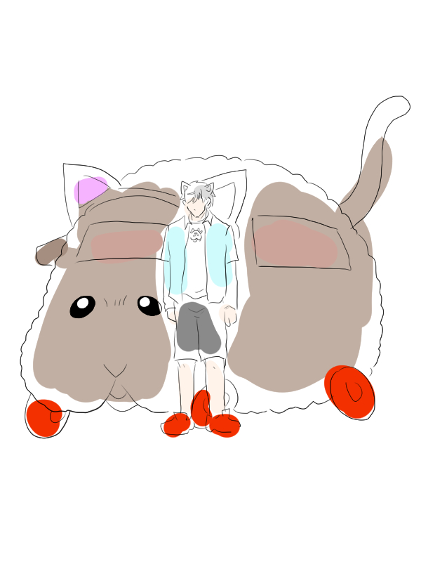 少しモルカー漫画描きました。テディと畜生。特にオチはないです。 