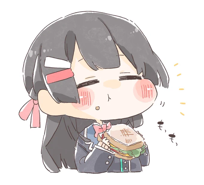 いっぱい食べる君が好き!
 #みとちゃんはよ良くなれ 