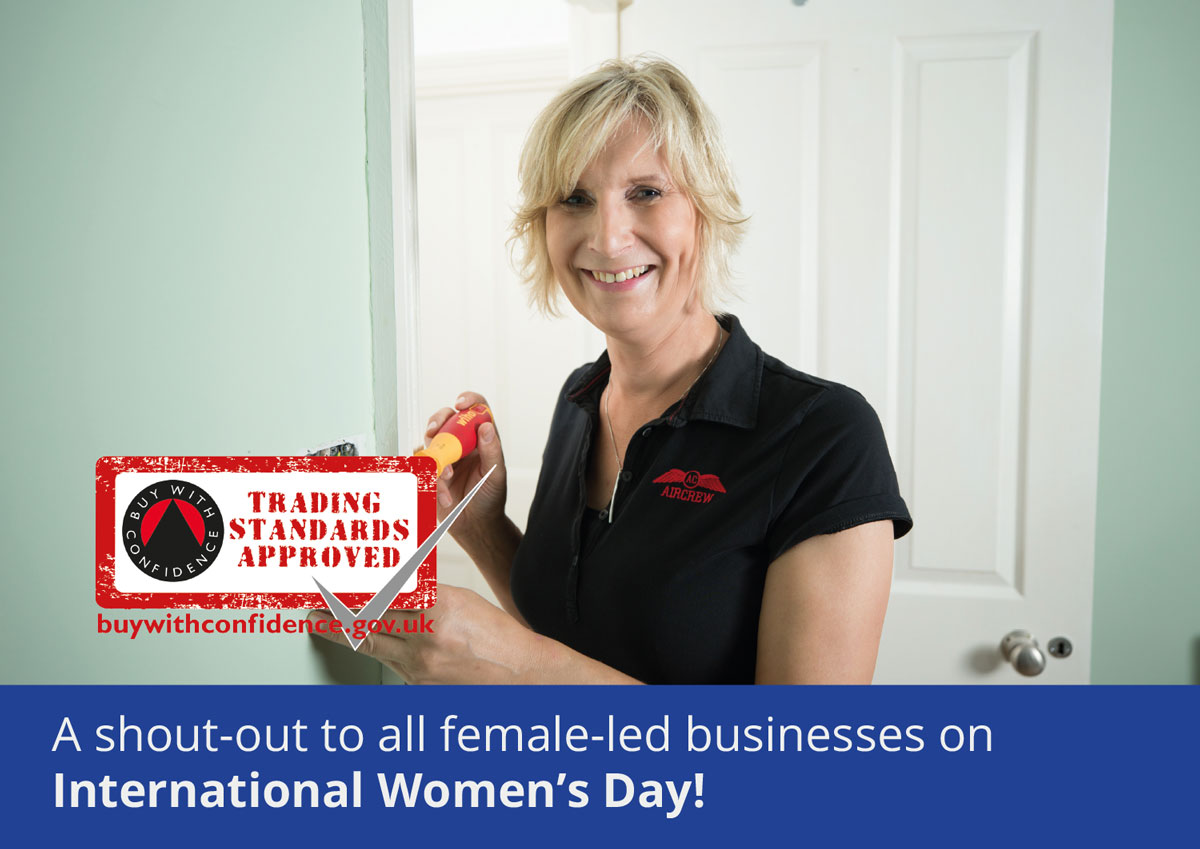 Buy With Confidence (@bwcconnect) on Twitter photo A shout-out to all female-led businesses on #internationalwomensday!
Buy With Confidence is proud to support all of our female owned/operated businesses, such as <a href="/Aircrewelec/">aircrew electrical</a> in Swindon, run by Kate Hutchings (pictured), which has been a member of the scheme for over 5 years. A shout-out to all female-led businesses on #internationalwomensday!
Buy With Confidence is proud to support all of our female owned/operated businesses, such as <a href="/Aircrewelec/">aircrew electrical</a> in Swindon, run by Kate Hutchings (pictured), which has been a member of the scheme for over 5 years.