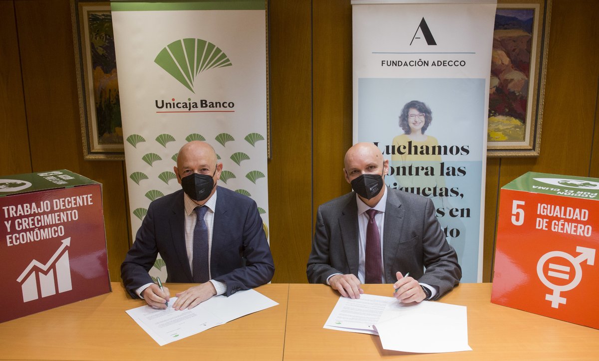 MiguelAdePedro's tweet photo. Gracias un año más a @UnicajaBanco por su colaboración en el proyecto https://t.co/TbBM8S5c43 de @fund_adecco #8M #DiaInternacionalMujer https://t.co/z2WugoYXXU
