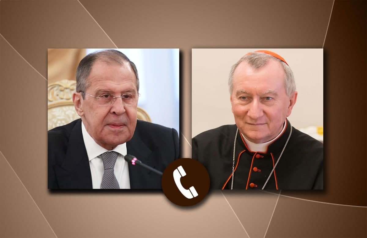 🇷🇺🇻🇦📞 8 марта состоялся телефонный разговор С.В.Лаврова с Государственным Секретарём Святого Престола П.Паролином.

Министр изложил собеседнику российскую позицию относительно причин и целей проводимой на Украине специальной военной операции.

🔗 is.gd/oWpTr8