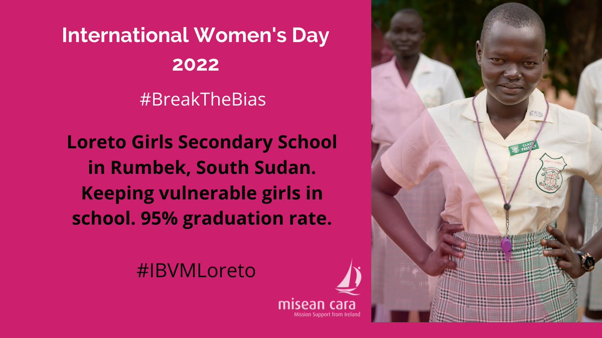 #InternationalWomensDay2022  How do @MiseanCara members #BreakTheBias and level the playing field for women &amp; girls? With projects that keep girls in school, empower women's rights, and train women for careers that break barriers to financial security. miseancara.ie