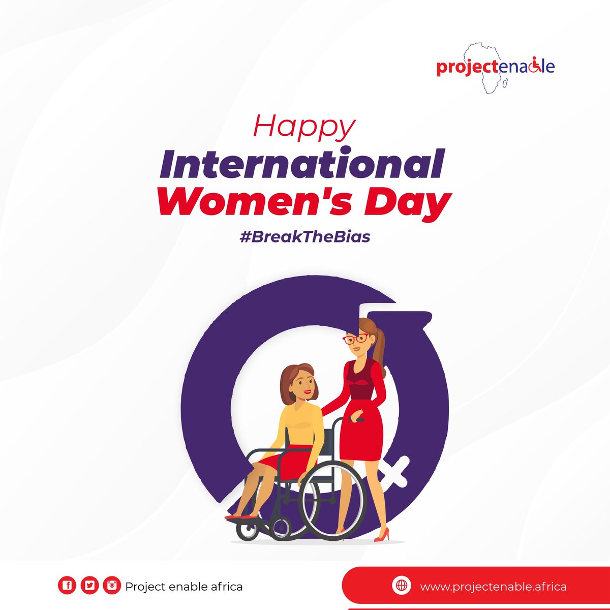 Project_Enable's tweet photo. Happy International Women's Day!
Here is a special shout-out to all women with disabilities.
You are effortlessly breaking biases & redefining the world of disabilities.
Disabilities do not hold you back, as you are doing well beyond expectations.
#IWD2022 #projectenable https://t.co/m15A0F0HCM