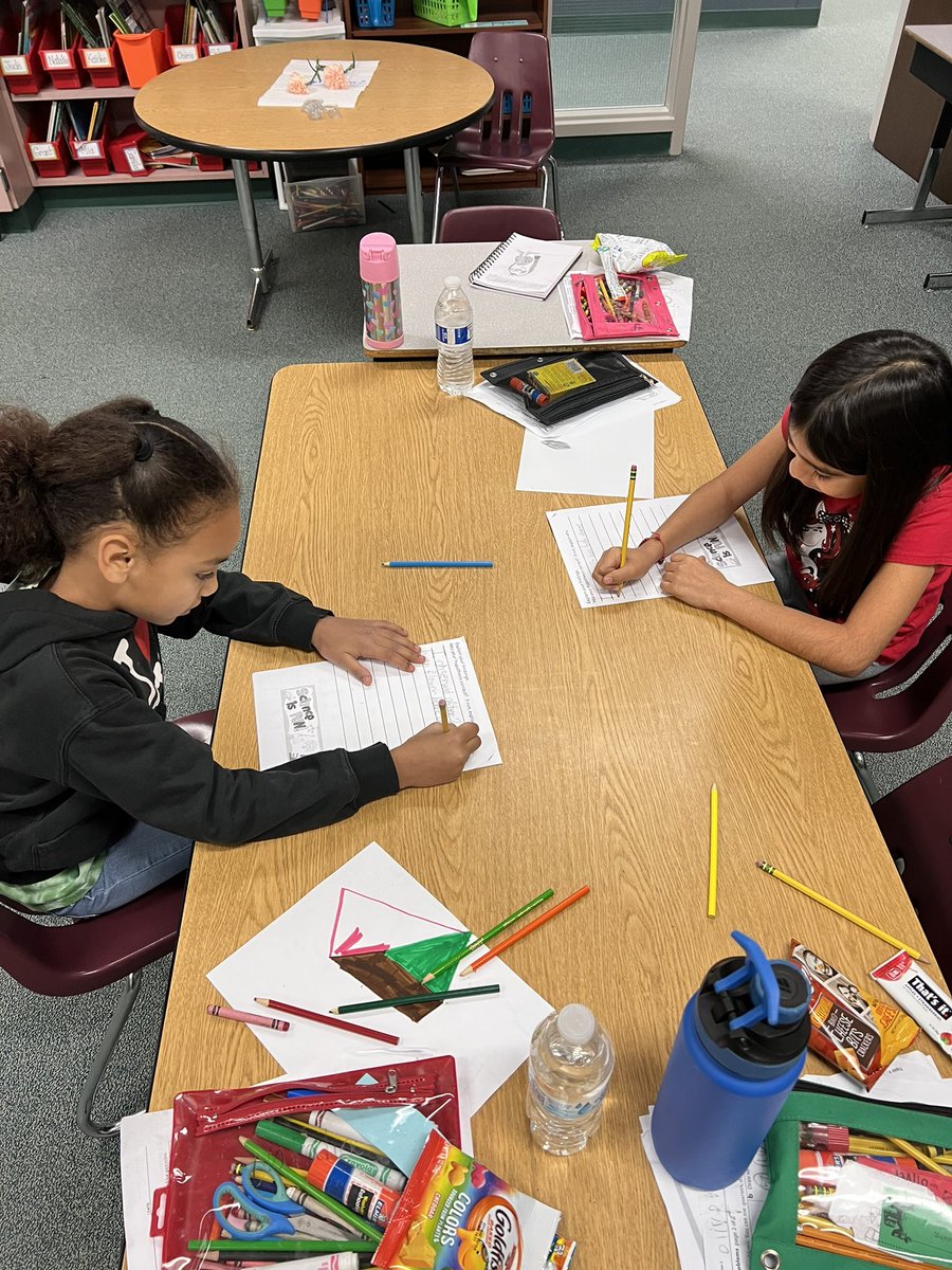 Was our hypothesis correct? Writing about our findings from our class Science Fair project. #sciencefair #POG #2ndgraderocks #HumbleISD_BBE