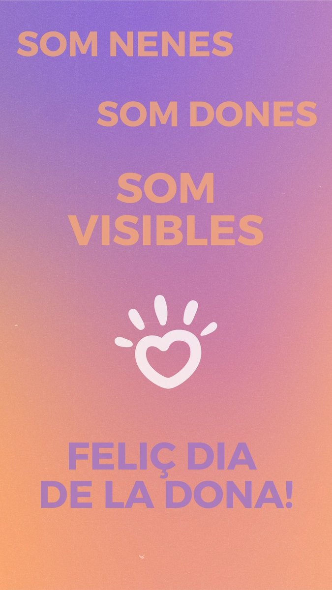 aspacecatalunya's tweet photo. Somrients, valentes, visibles.⁠
Feliç dia a totes les dones!💜⁠
⁠
--------⁠
⁠
Sonrientes, valientes, visibles.⁠
¡Feliz día a todas las mujeres!💜

#diadeladona #somaspace #dona #mujer https://t.co/Lwfd9v2szn