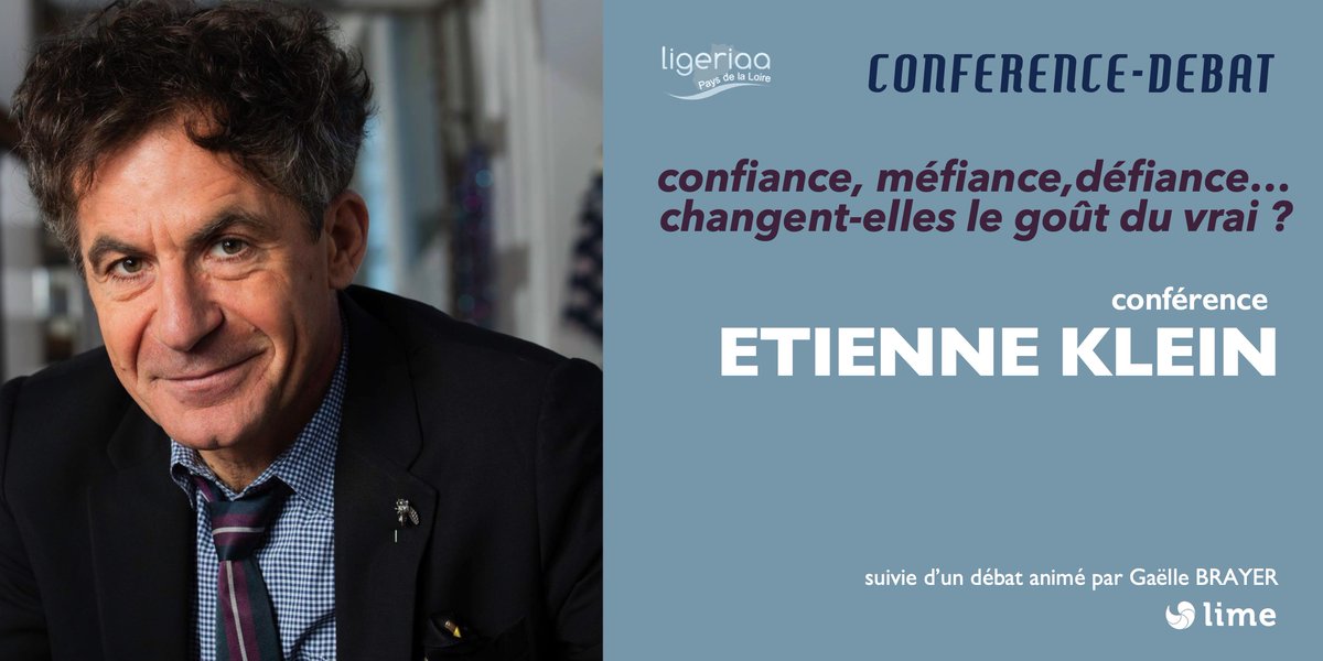 lime_innovation's tweet photo. @ligeriaa invite @EtienneKlein début mai à Nantes (le 4 après midi) Réservez la date dès maintenant  Plus d'infos sur https://t.co/NCpJG4JC7y ou par MP https://t.co/uVsjFrkq3H
