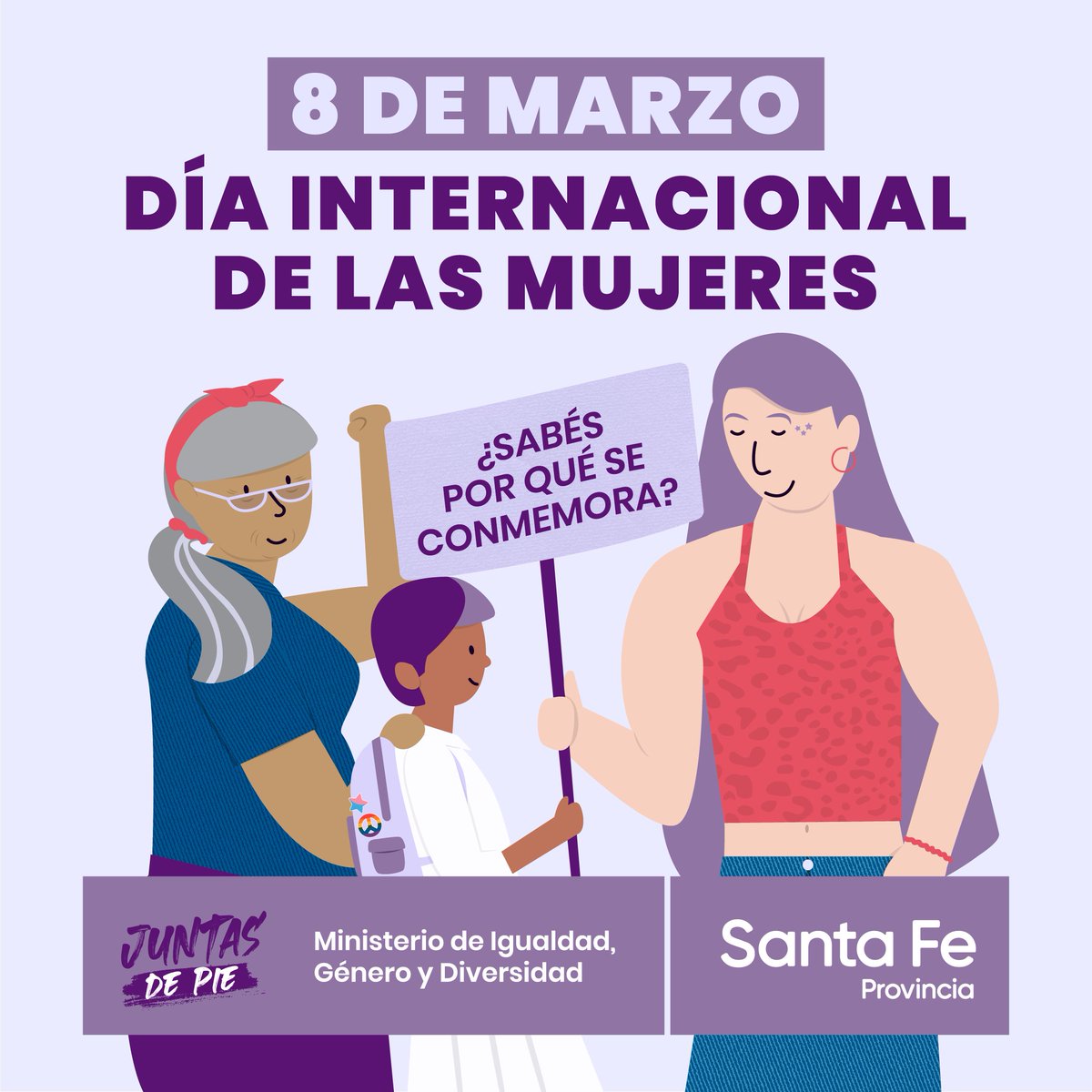 8M - Día Internacional de las Mujeres

Reafirmamos nuestro compromiso de seguir acompañando y trabajando junto a todas las mujeres en la construcción de una sociedad más justa e igualitaria.