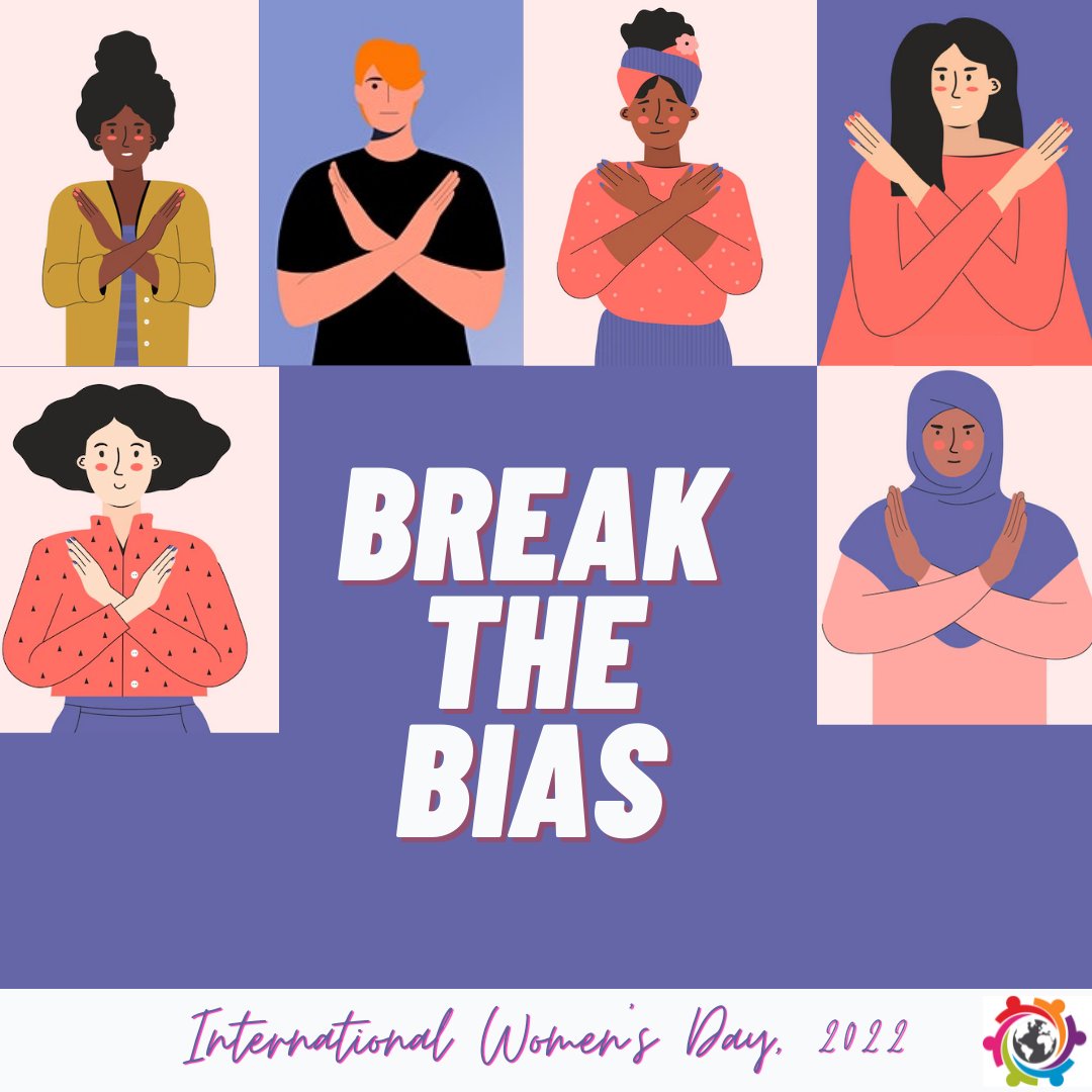 A world free of bias, stereotypes and discrimination. A world that's diverse, fair, and inclusive. A world where difference is valued and celebrated. This #InternationalWomensDay2022, raise awareness against #bias and take action for #equality .
Let us Collectively #BreakTheBias.