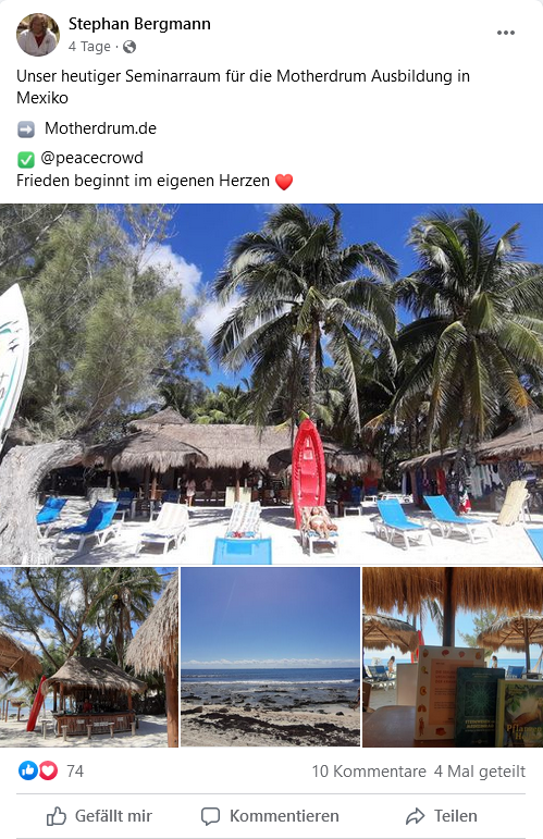 BRechercheteam's tweet photo. So sieht das übrigens aus, wenn das weiße Wohlstandsgesocks wie #StephanBergmann einen auf "indianische Lebensweise" macht. Seminar unter Palmen, Sandstrand mit Cocktails. Das Seminar ohne Unterkunft & Flug: 800,00 Flocken zzgl. täglicher Verpflegunspauschale: 30,00 Euro #Mexiko https://t.co/RdhUGDWzTN