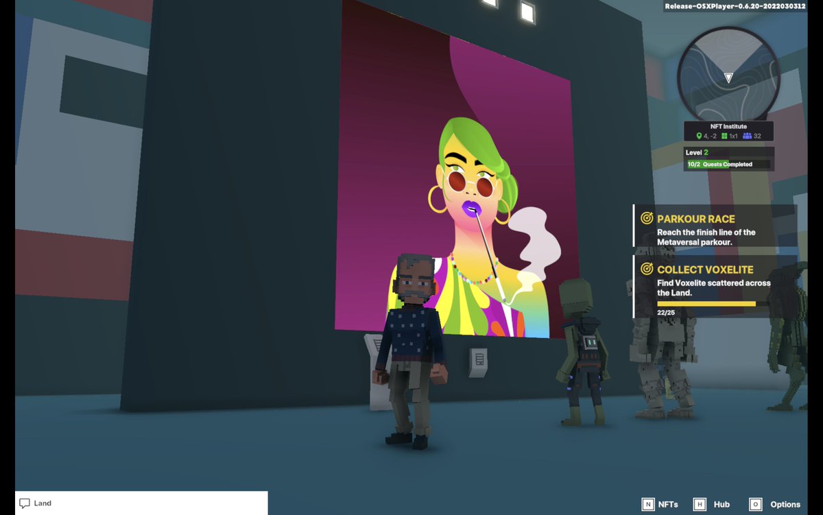 tuusberg's tweet photo. @TheSandboxGame @worldofwomennft I just participated in the daily #SandboxAlphaS2Contest for a chance to earn up to 1,000 $SAND! Day 3 - Selfie with WorldofWomen. Check out my screenshot below! 👇 #SandboxAlphaS2 https://t.co/PCSMMtIWzm