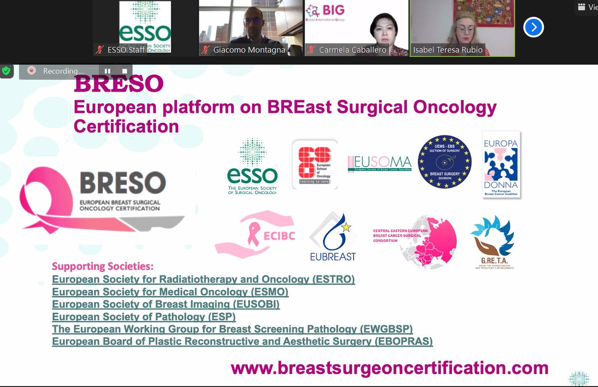 ESSOnews's tweet photo. Thank you 🎓@itrisabel for your #inspirational & #passionate presentation yesterday and thank you to all attendees for such lively participation in discussion! 👏
The recording will be available later this week📽️
#LegendsinSurgery #surgery #surgicaloncology #breso #surgeons https://t.co/bc355xEfNt