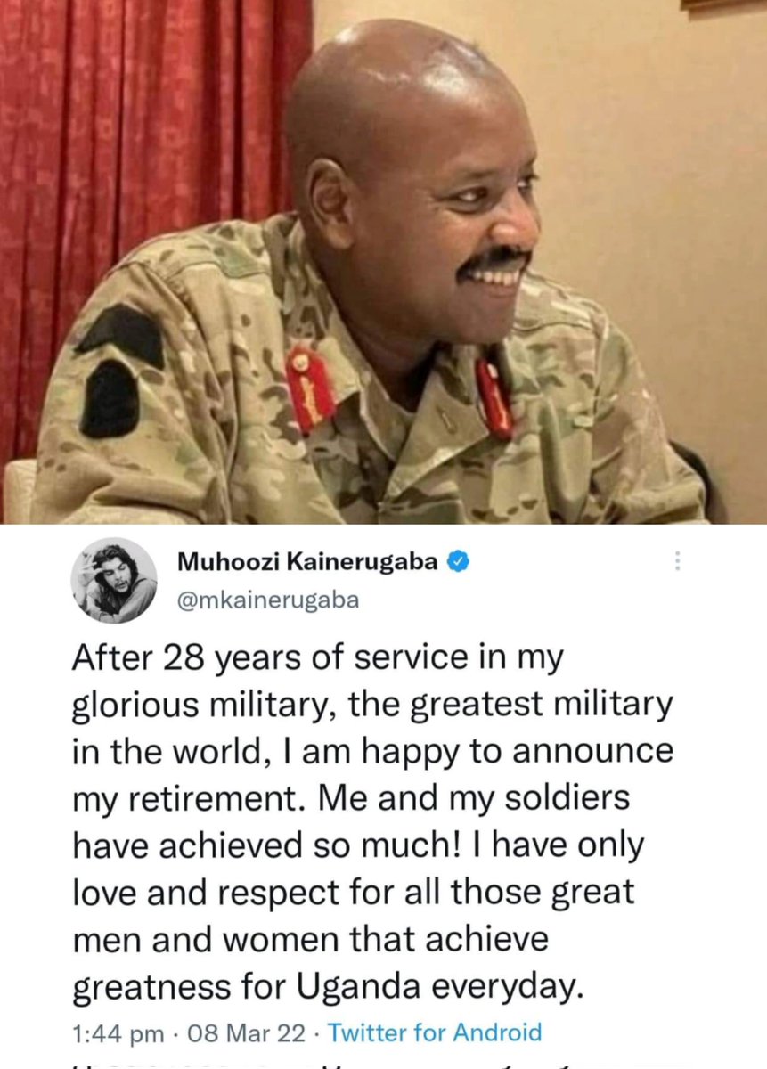 #TheHotCruz with @BaxterBillz😊💪🏾🔥🔥 Commander of Land Forces of The People's of Defence Force - UPDF, Lt Gen @mkainerugaba has today announced his retirement...🙌🏾 Your thoughts...??