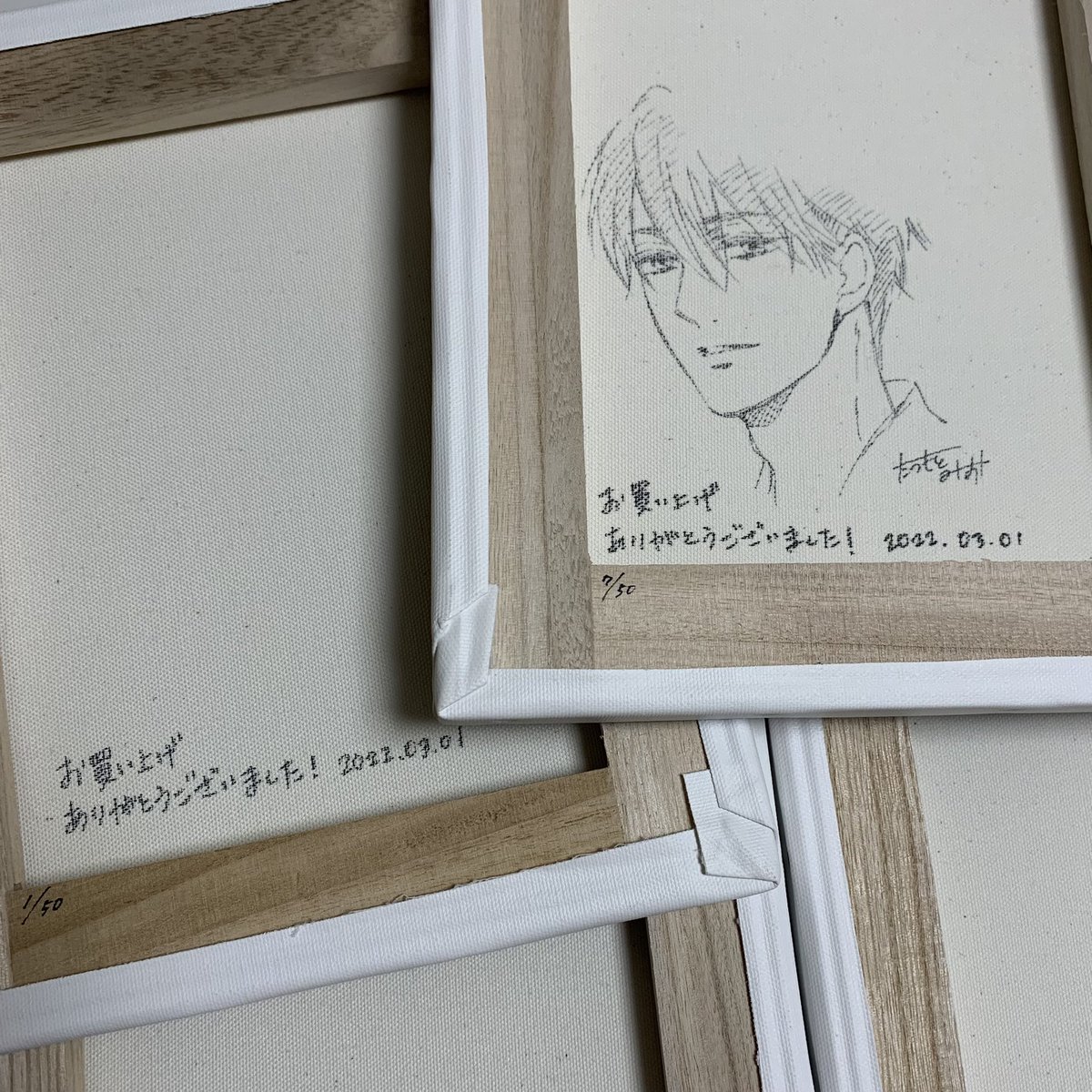 「フルール展のキャンバスアートですがオンライン分が早めに品切れになってしまったこと」|龍本みお (たつもとみお)のイラスト