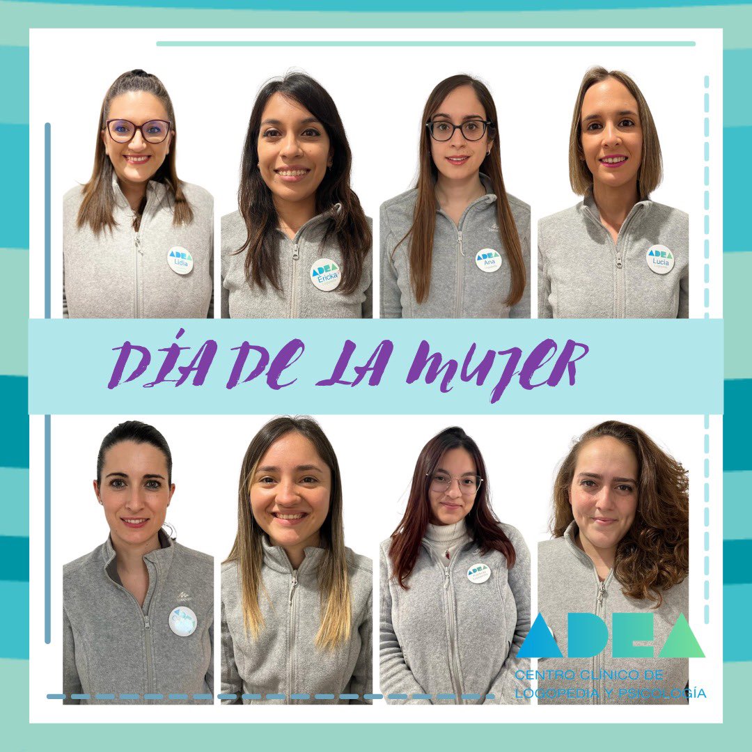 🗓️Hoy 8 de marzo es el Día de Internacional de la Mujer.
¡Juntas somos más hoy y siempre! 
¡Feliz día de la Mujer!

#mujerescentroadea #centroadea #diadelamujer
#psicología #logopedia