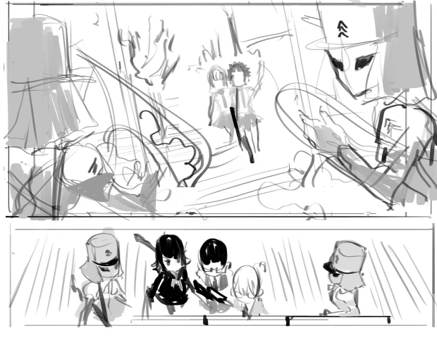 Thinking of aiming for shorter more frequent updates for this comic.

I know people like binge reading but I kinda wanna keep a consistent update schedule instead of trudging through several pages. 