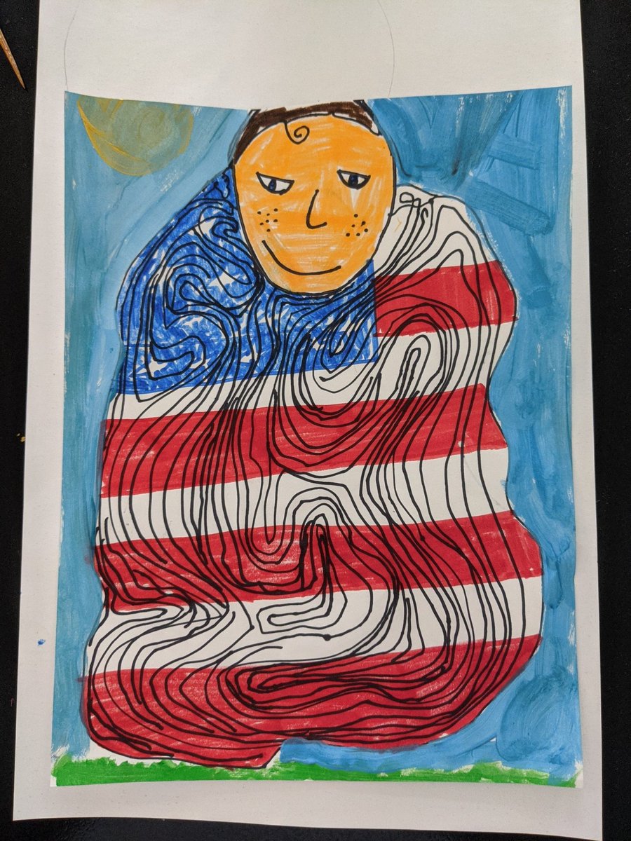 #christianaES1
Tucker in Mrs Henderson's 4th grade is our artist of the week!