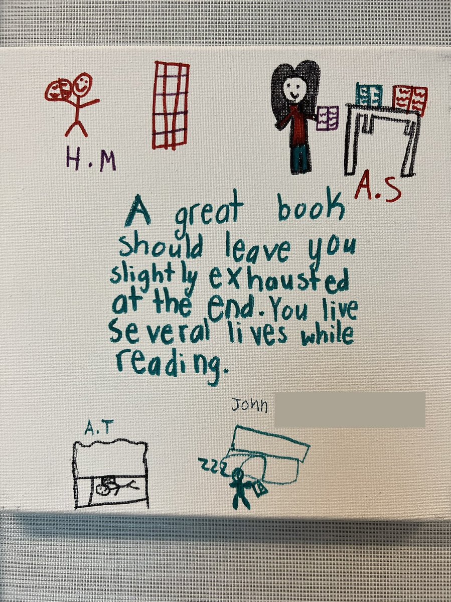 Love the quotes about reading outside of <a href="/Gardner1908/">Joscelyn Gardner</a>’s class! This particular one is my favorite! 📚
