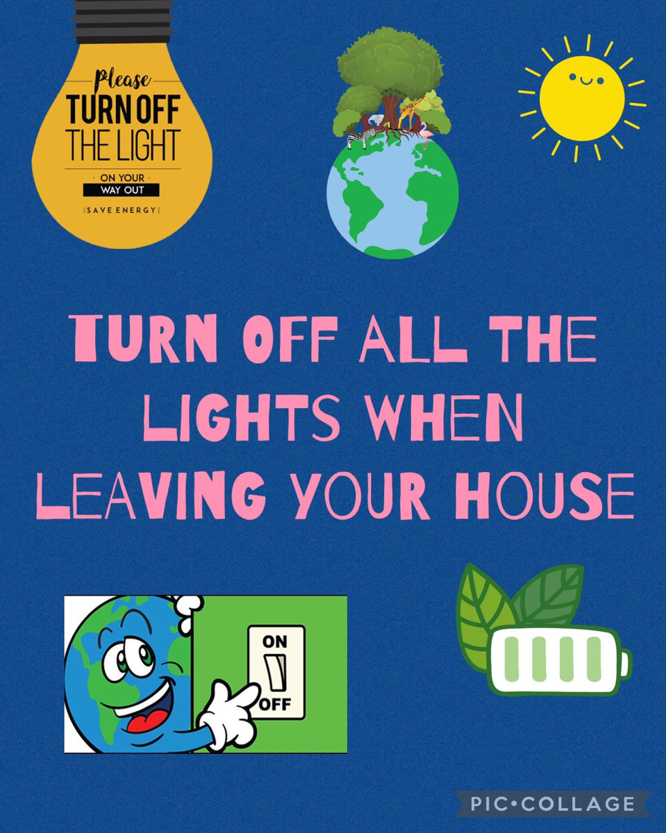 savetheearth704's tweet photo. turning off the lights saves the world and electricity! #theplanet #savetheearth https://t.co/pACtOmAfFX