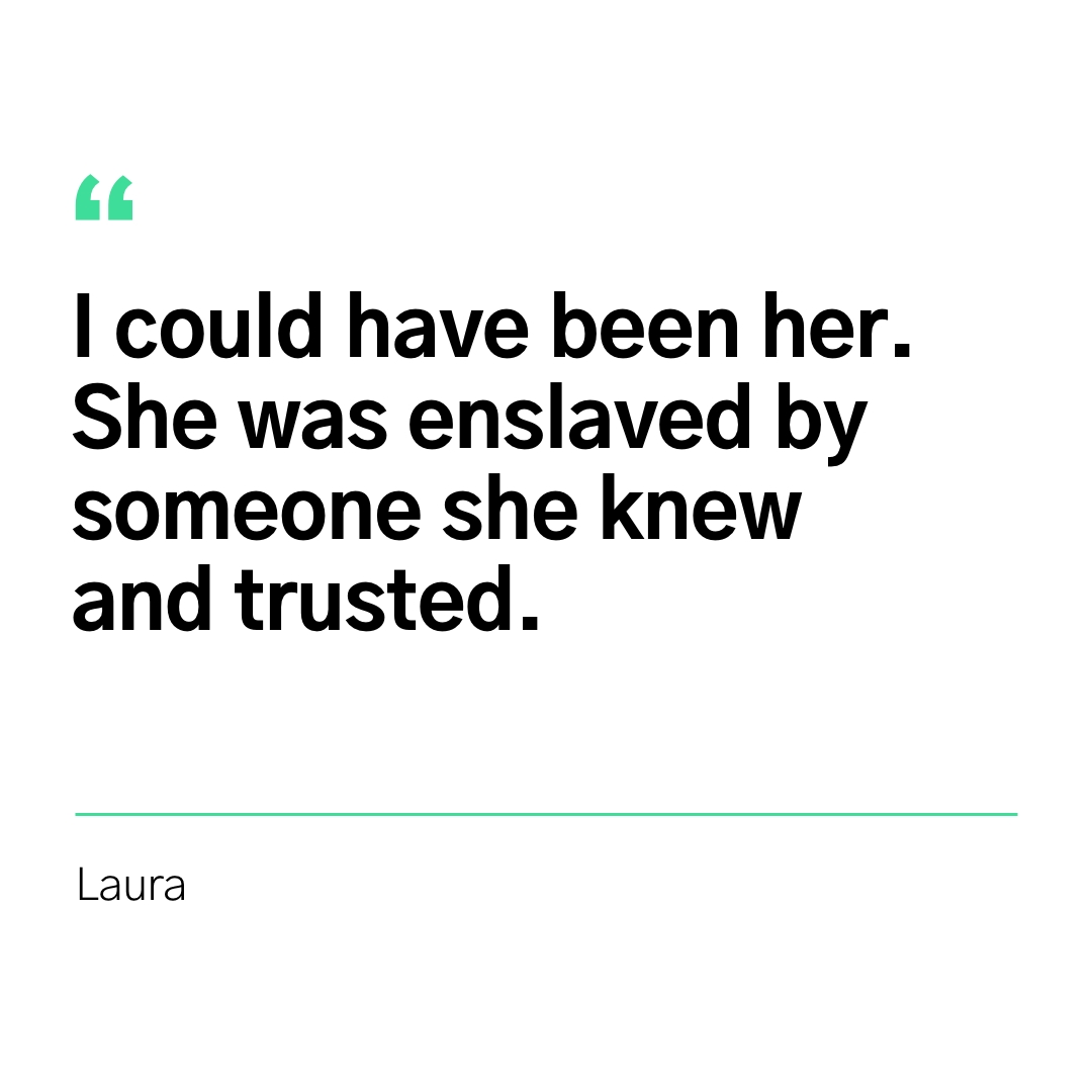 SixAgencyUK's tweet photo. We recently heard from Sarah* a survivor of modern slavery. This is what the team. Here is what some of the Six team had to say about her incredibly moving story. 
*not her real name
#breakthebias #fightforfreedom #internationalwomensday #sixstepsforward #sixlife #ModernSlavery https://t.co/l4ZspRLas3