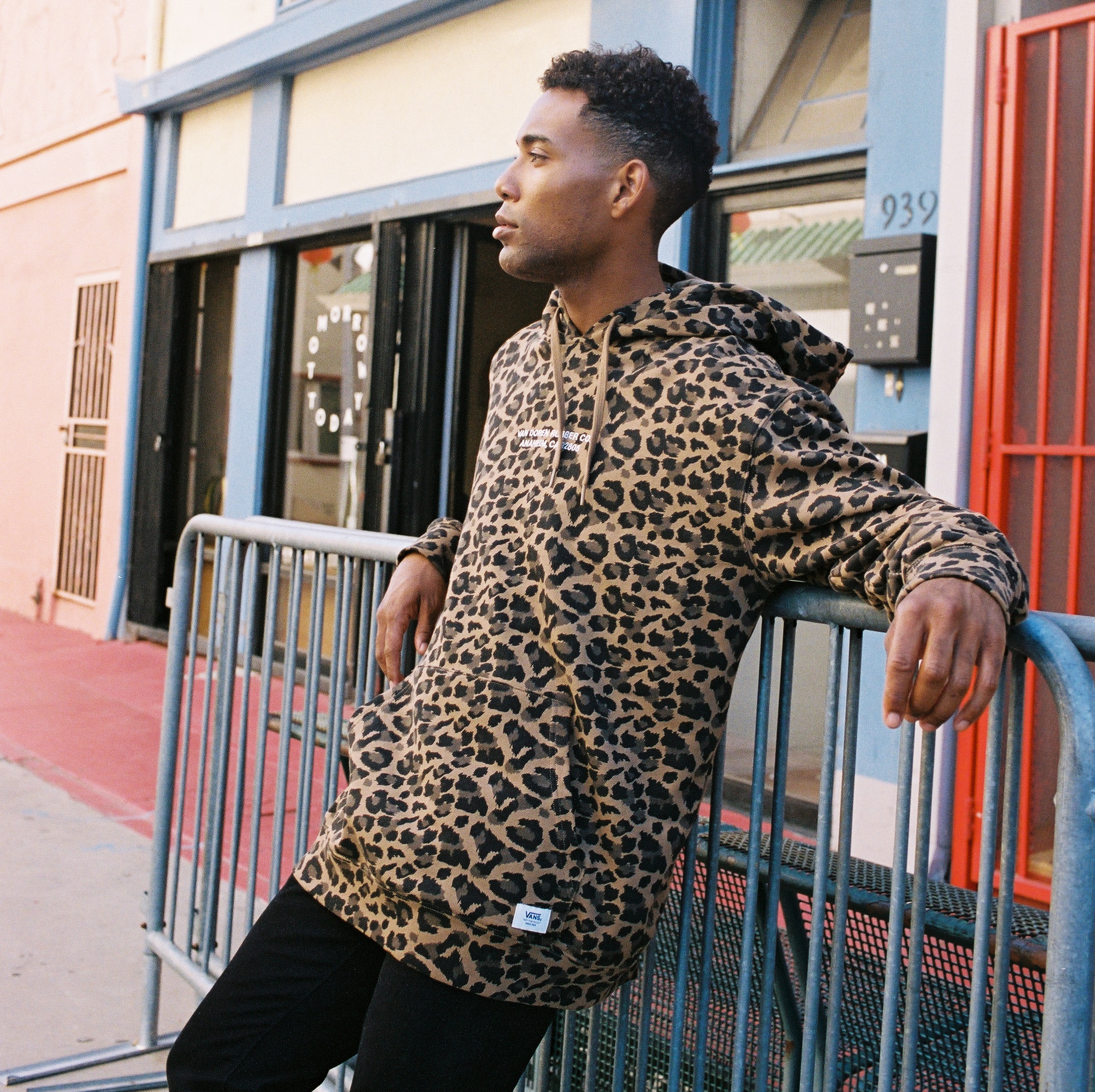 Vans leopard infil hoodie sales