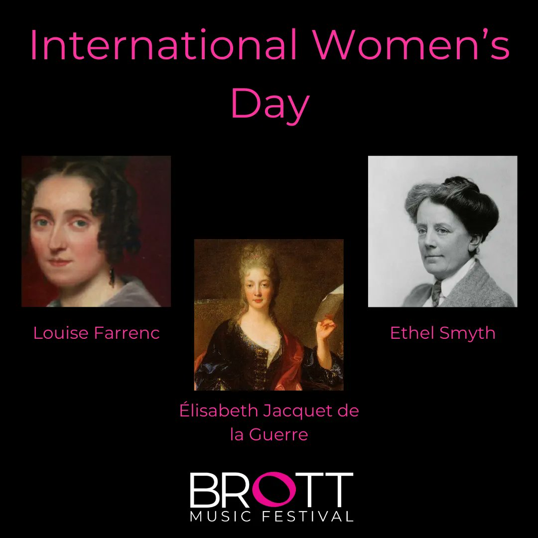 On #InternationalWomensDay we want to thank all of the women who influenced the classical music industry.  Women like, Élisabeth Jacquet de la Guerre, Louise Farrenc, and Ethel Smyth, paved the way for female musicians today. 

Visit buff.ly/2O0d1Ng for more information!