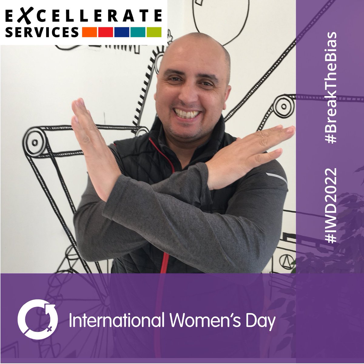 "I am proud to say that I am surrounded by remarkable women who inspire and influence my decisions, all are integral to our business success. I pledge to #BreakTheBias by challenging gender stereotypes, discrimination and bias." Kenny Tranquille ESUK Experience Director #iwd2022