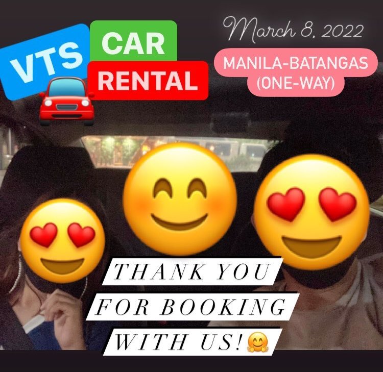 vts_ph's tweet photo. 📍Our Car Rental is available minimum of 9hrs. Just tell us the locations and we drive you safely while you enjoy your destinations. Thank you for choosing VTS as your transportation hub of choice.😊💕

✅Available
✅Safe
✅Hassle-Free
✅Budget Friendly

Godbless everyone!🤗🚘❤️ https://t.co/xbgWBf149J