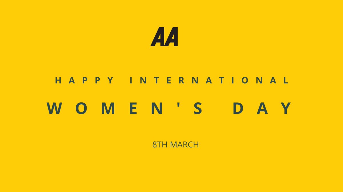 TheAAie's tweet photo. Happy International Women's Day from us all at AA Ireland! #IWD https://t.co/Ibrziw4S06