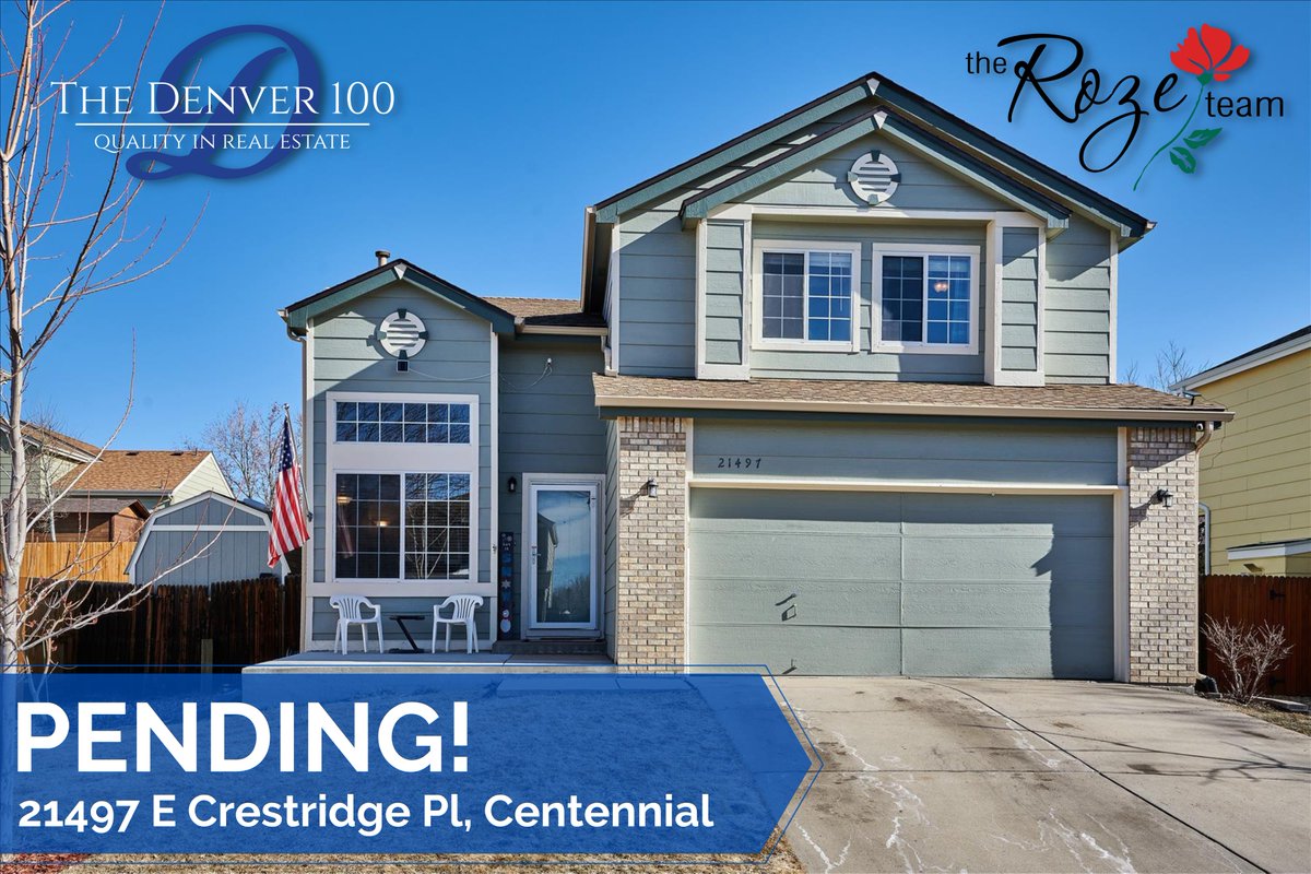 #Pending !!
This house was listed and went under contract in only FOUR days!

🏡21497 E Crestridge Place, Centennial, CO 80015

Virtual Tour:
hd.pics/487986

*2,170 sqft
*3 bed, 3 bath
*Newly remodeled kitchen
*Bamboo flooring throughout the main floor