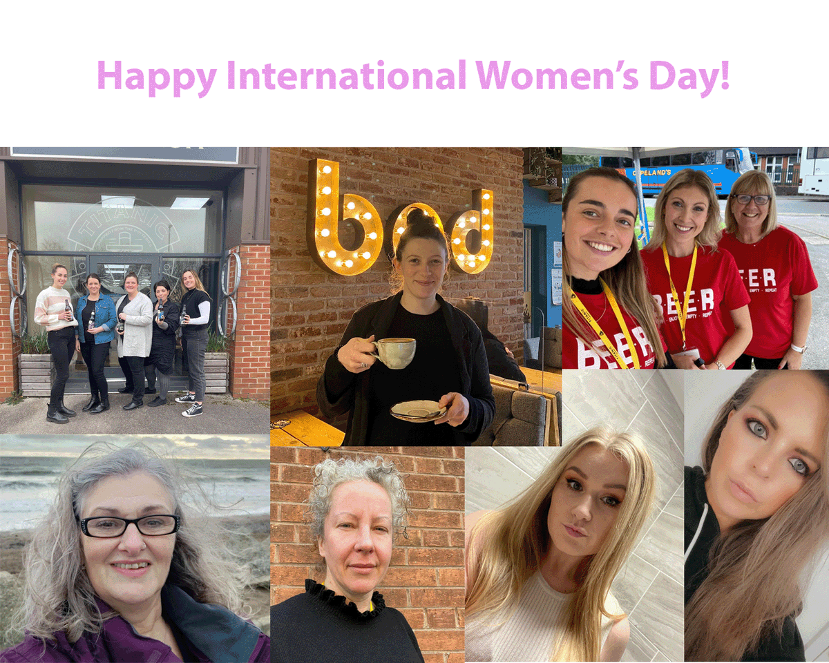 TitanicBrewers's tweet photo. Happy #Internationalwomensday to all the brilliant and inspirational women across Titanic Brewery! 

Join us in raising a pint to them and all the amazing women you know! 🍻 https://t.co/hzzYP18TE9