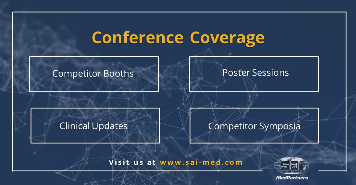 SAIMedPartners's tweet photo. SAI MedPartners can provide complete conference coverage for countless medical conferences across the globe. For instance, we are regular attendees of major medical device conferences like EULAR, ACR and OARSI.
#pharma #biotech #lifesciences #conferencecoverage #experts https://t.co/Tq6ox6mMn6