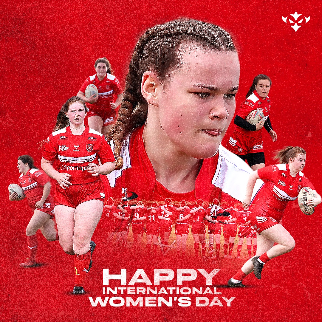 hullkrofficial's tweet photo. Here’s to all the women who help make this sport great, on and off the field. We celebrate you. ✊

#IWD2022 https://t.co/cpH5XcDDFe