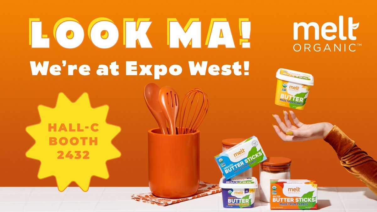 meltorganic's tweet photo. #expowest First Butter... https://t.co/vgj7HcqdZQ