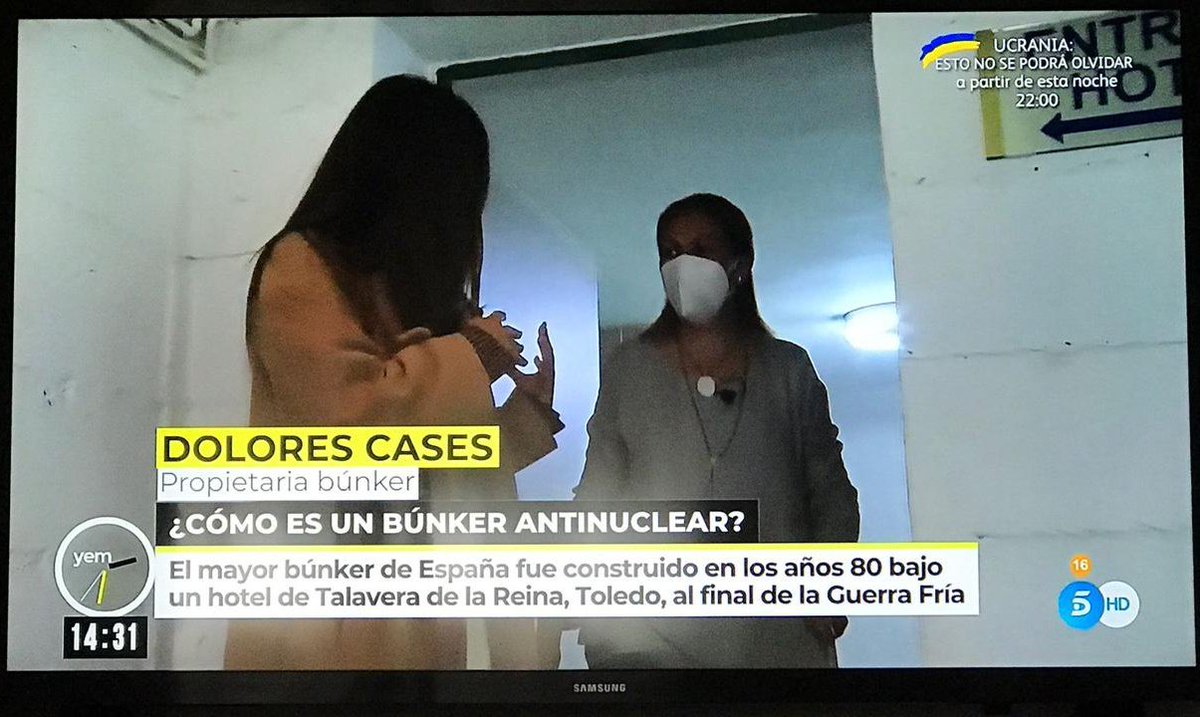 Tenemos un búnker antinuclear en Talavera. Vosotros que tenéis?
