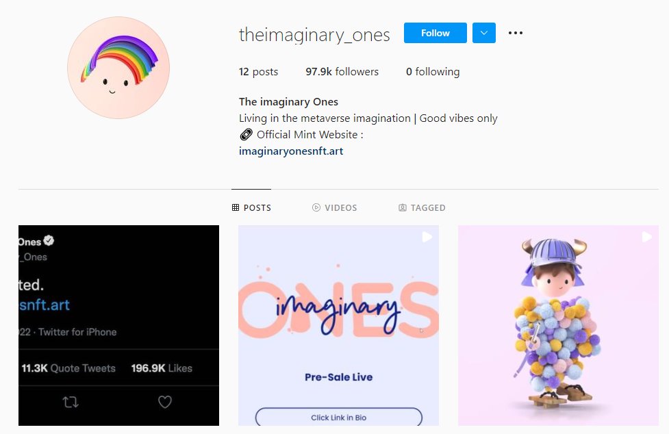 Ions, please do not mint from this fake account! 🚨