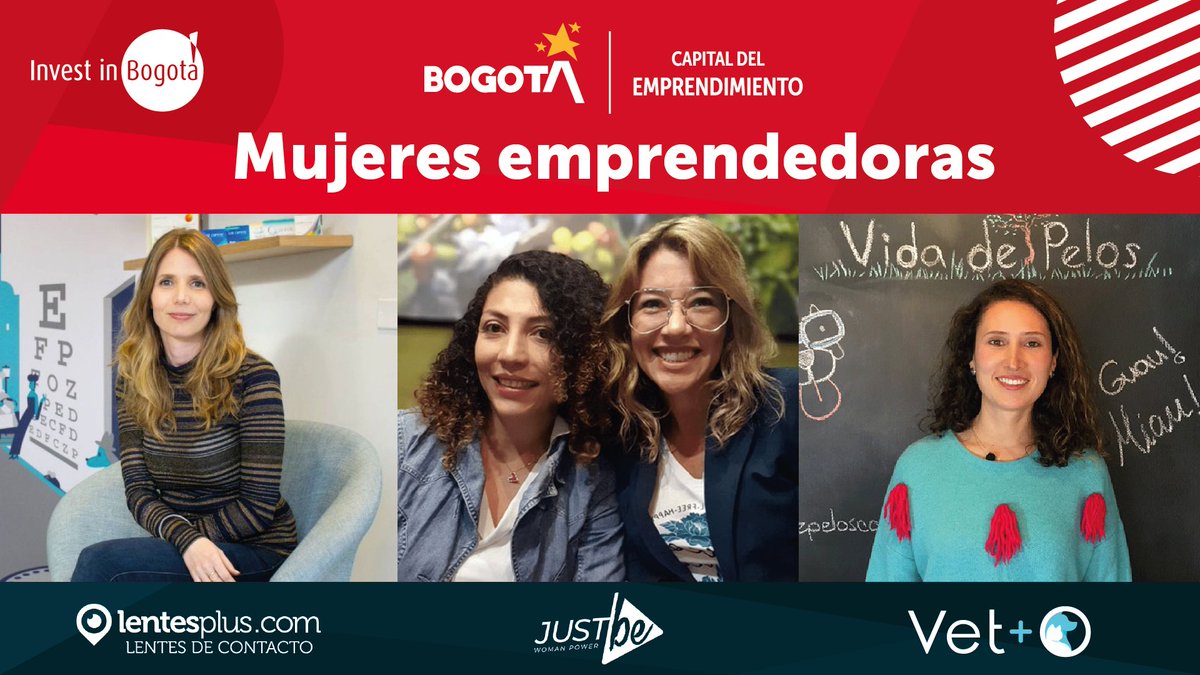 investinbogota's tweet photo. #8M | En el Día Internacional de la #mujer trabajadora y emprendedora, queremos recordar esta entrevista que @investinbogota realizó a tres mujeres que con su trabajo, creatividad y constancia lideran importantes #emprendimientos de la ciudad de @Bogota: https://t.co/jkvHyrnfGH https://t.co/v8Xf8YFYoW