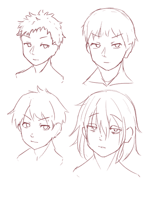 男練習
ワシ男キャラ全然見てなかったんやなって 