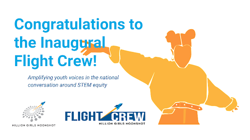 girlsmoonshot's tweet photo. Ready for takeoff 🚀 The #MillionGirlsMoonshot Flight Crew has launched! 🌕 

We are excited to support these 16 youth ambassadors as they advocate for equity for girls in #STEM. 

Meet the members here! https://t.co/L9whZD3I4m https://t.co/o7XmiBvlC7